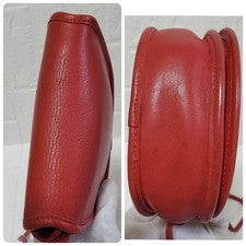 OLD COACH Mini Shoulder Bag, Made in USA, Red #QYCVG9