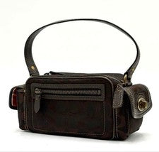 OLD COACH Bag Accessory Pouch Signature Y2K 40722 #QYGIMT