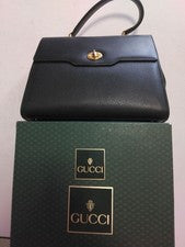 GUCCI handbag, black leather Women #QYBUCI