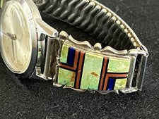 NAVAJO Charlie Bowie Band 1960s American Caravelle Hand-Wound Classic Wa #QY3FKC