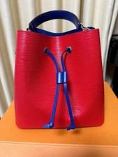 LOUIS VUITTON Neo Noe Red Epi Leather Handbag #QY1C1S