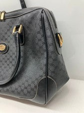 GUCCI Classic Logo Hardware Leather Handbag Women Japanese #PG6W13