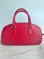 Louis Vuitton Epi Soufflot Handbag, Red #QYJBYV