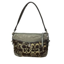 COACH Hobo One-Shoulder Bag Signature Y2K 7035 #QY00AL
