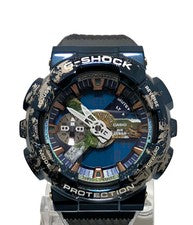 CASIO G-SHOCK GM-110EARTH-1AJR Earth G-Shock 110 Series Blue Stainless S #QYCUZD