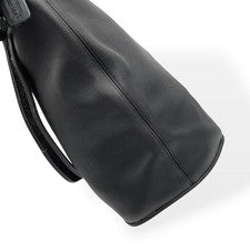 COACH Old Coach Shoulder Bag Duffle Made in USA Black #QYAIF8