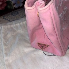 Prada Canapa Pink, Size S #QYGC27
