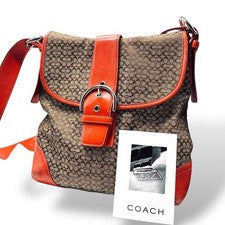 Coach Soho shoulderbag Mini signature #QY13CA