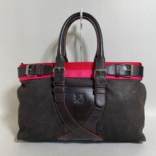 2604-85 Loewe handbag, dark brown, anagram #QYHM6B
