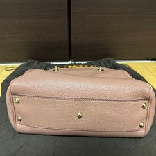 GUCCI Bamboo 2-Way 50th Anniversary Flora Print Leather Bag #QYH6ER