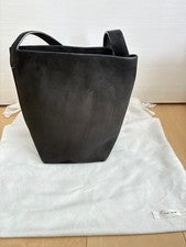 The Row Small N S Park Tote Nubuck Black #QY396Z