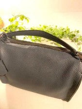 FENDI Selleria Ray Handbag 2-way Blue Gray #QYABOL