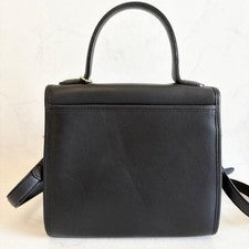 OLD COACH Shoulder Bag, Turnlock, 2-way, Black #QY1IKR