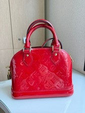 LOUIS VUITTON Monogram Vernis Alma Bag #QY7BJ2