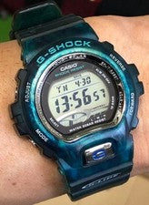 G-SHOCK Solar Skeleton Clear Green G-LIDE Camouflage #QYI896