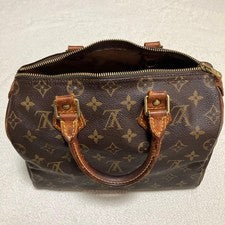 LOUIS VUITTON Speedy 25 Monogram Canvas W25 H19 Padlock Inner Case #QY5T9Z