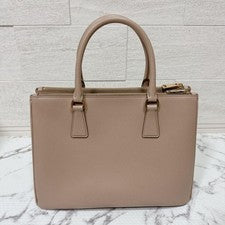 PRADA Saffiano 2-way bag with cameo design #QY26P3