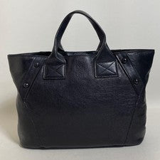 2605-153 Ferragamo Handbag, Leather, Black, Gancini #QY8MES