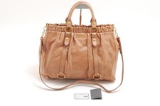 Miu Miu 2-Way Handbag/Shoulder Bag, Beige #QYGYVZ