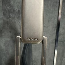 PRADA Metal Handle Calf Leather Bag #QYGQ1X