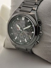 Replaced: Black Titanium Citizen Attesa Radio-Controlled Solar Watch E61 #QYI8CF