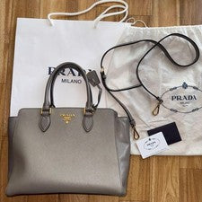 PRADA Prada Saffiano Leather 2-way Bag 1BA189 #QY39G7
