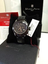 High-performance center chronograph men's chronograph watch with black I #QY68N3
