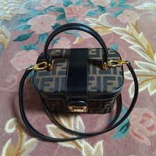 FENDI Zucca Pattern Vanity Bag (2-way) #QY12PB