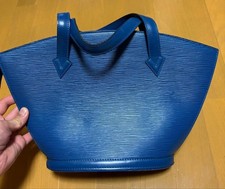 Louis Vuitton Epi Handbag, Blue LOUIS VUITTON #QYKDXV