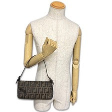 FENDI 8BR042 Zucca Pouch Handbag MBZ913 #QY60XC