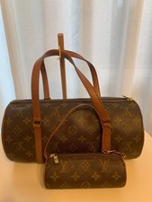 LOUIS VUITTON Monogram Handbag Set, Papillon 30 Old Model, 1992 Brown #QY4ZKZ