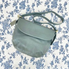 Old Coach shoulder bag, blue tones. #QYH67K