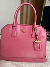 PRADA Saffiano Handbag Pink #QY8EF0