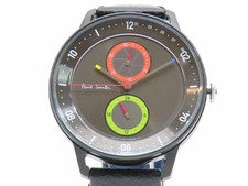 Paul Smith BH2-049-50 Church Street 2019 model, stainless steel, leather #QYINB5