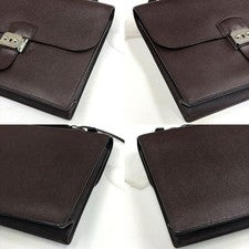 HERM?S Sac ? D?p?ches 27 Epsom Chocolate J Stamp Brown Leather #QY7JHJ