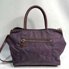 PRADA Nylon Purple Shoulder Bag #QYGB4T