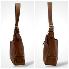 Classic Coach Shoulder Bag Leather Brown #QYJY5A