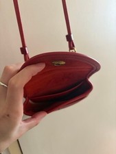 COACH Shoulder Bag, Red, Turnlock Mini Bag #QYHLCB