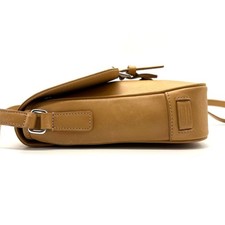 OLD Coach Mini Shoulder Bag, Beige Leather #QYD2UT