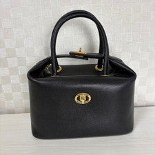 BURBERRY handbag, logo, leather, Nova check pattern. #QY90XM