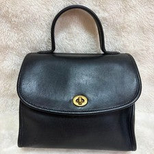 COACH Classic USA Regina Bag 9977 Black #QYKL5T