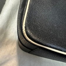 PRADA Black leather tote bag #QYJ3Y1