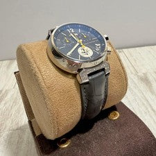 LOUIS VUITTON 12P Diamond Tambour Lovely Cup Lug Diamond Black #QY4IQ2