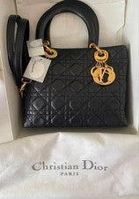 Christian Dior Lady Dior Lambskin Two-Way Bag #QY9WG2