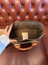 LOUIS VUITTON Monogram Handbag Black Monogram Canvas #QY7Y8R
