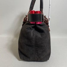 2604-85 Loewe handbag, dark brown, anagram #QYHM6B