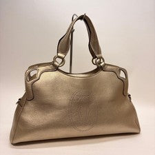 Cartier Marcello handbag, gold and bronze. #QYC0HK