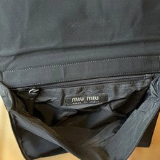 Hard to Find 1999ss miu miu archive black Classic shoulder