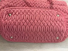 [Beautiful item 】miu miu Matelasse Crystal Tote Bag Pink