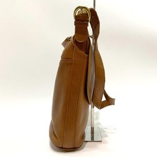 Old Coach Shoulder Bag, Flap, Glovetanned Leather, Brown #QYI0QB